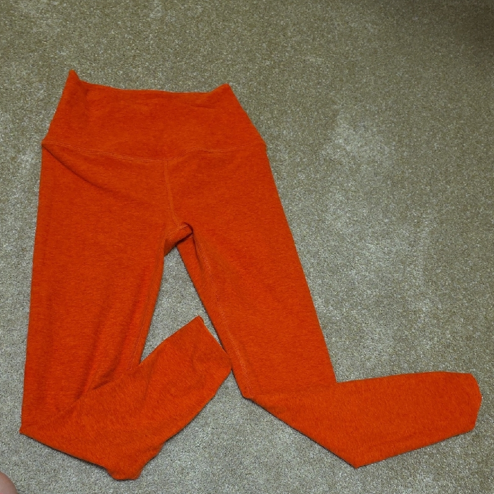 Beyond Yoga Vibrant Orange Leggings